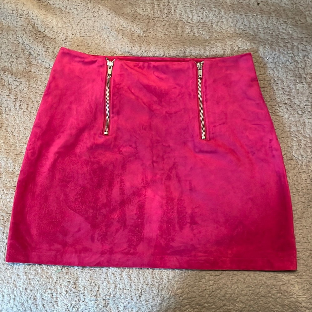 Forever 21 hot pink mini skirt